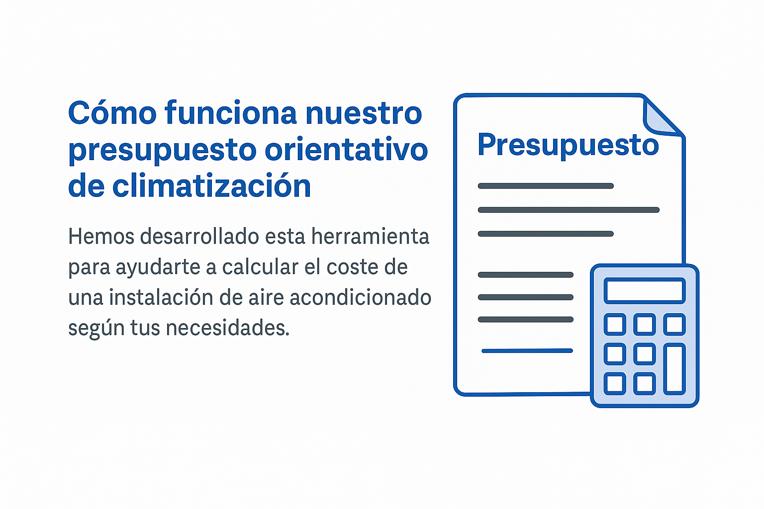 presupuesto aire acondicionado